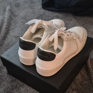 Versace White and Black Sneakers